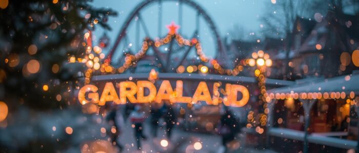 Famiglia italiana Mercatini Natale Lago di Garda Ponte Immacolata Gardaland